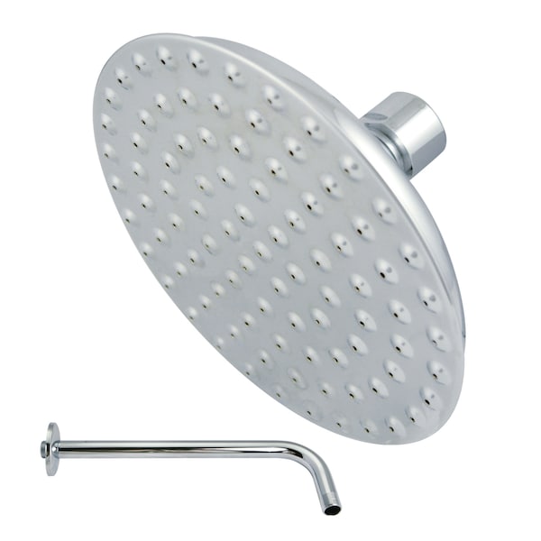 Shower Head, Polished Chrome, Wall Mount